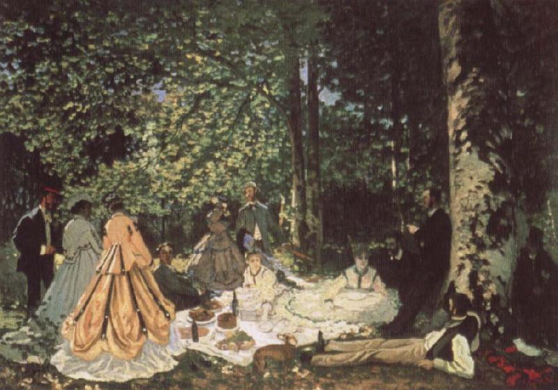 Claude Monet Le Dejeuner sur I-Herbe